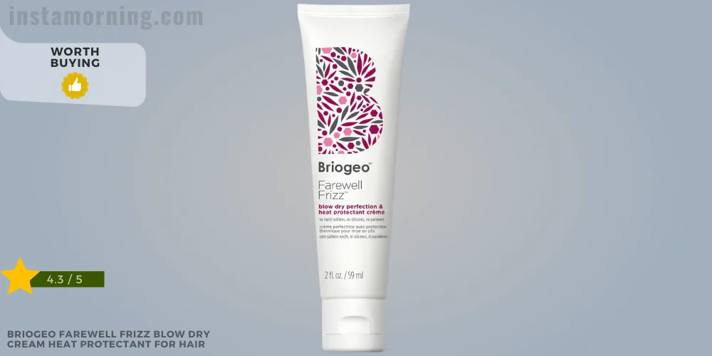 best heat protectant for hair - Briogeo Farewell Frizz Blow Dry Cream Heat Protectant for Hair