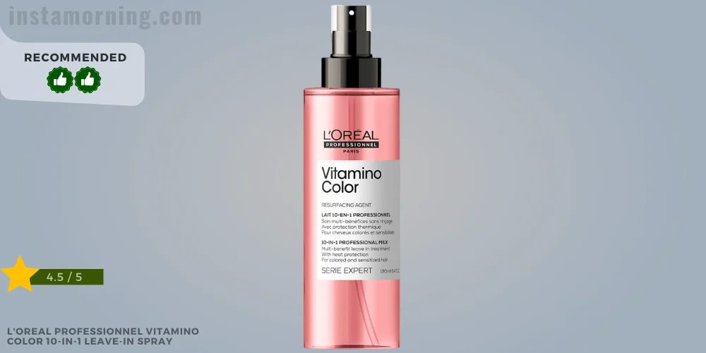 best heat protectant for hair - L'Oreal Professionnel Vitamino Color 10-in-1 Leave-In Spray