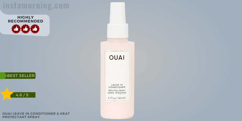 best heat protectant for hair - OUAI Leave In Conditioner & Heat Protectant Spray