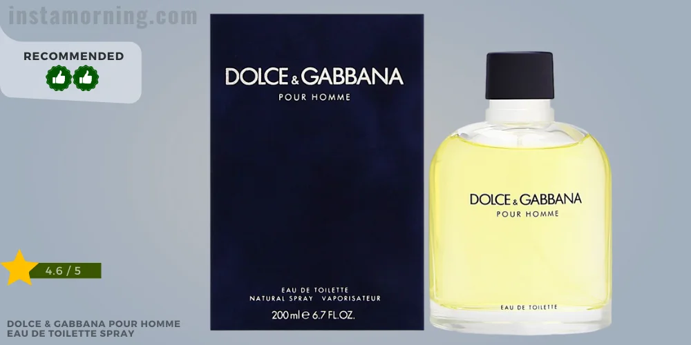 best cologne for men that women find attractive at night - Dolce & Gabbana Pour Homme Eau De Toilette Spray