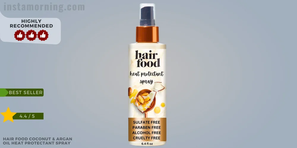 All Natural Heat Protectant For Hair — Hair Food Coconut & Argan Oil Heat Protectant Spray