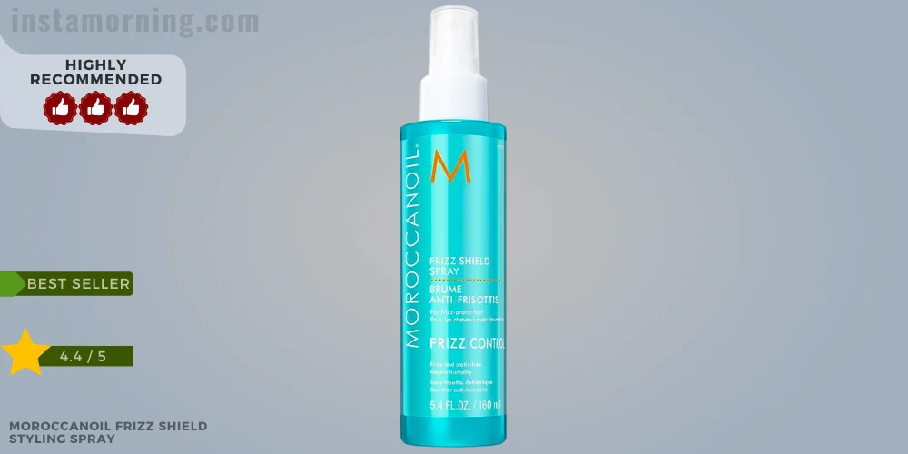 All Natural Heat Protectant For Hair — Moroccanoil Frizz Shield Styling Spray