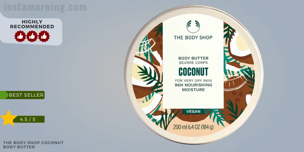 best body butter for glowing skin - The Body Shop Coconut Body Butter